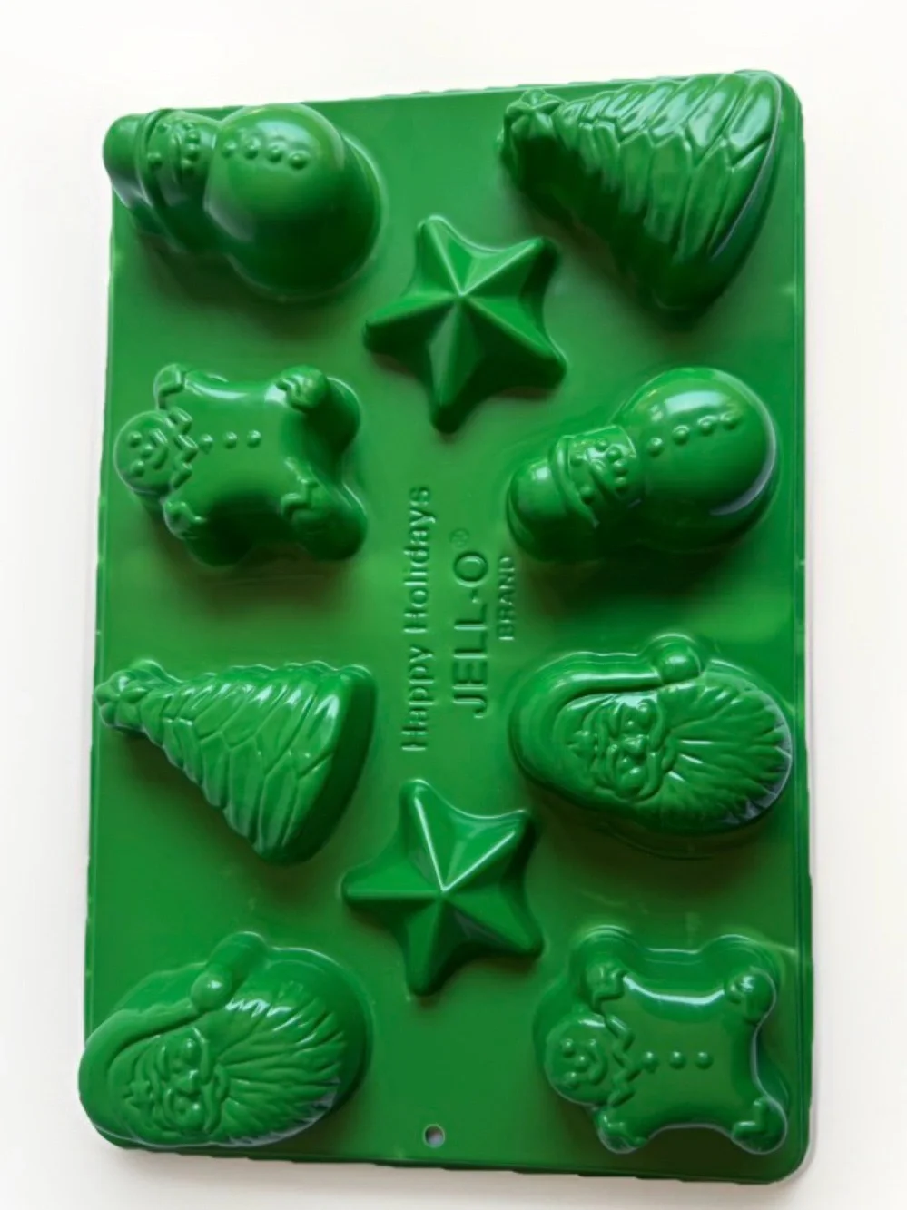 Vintage JELL-O Holiday Molds Lot of 4 Egg Easter Christmas Halloween Birthday
